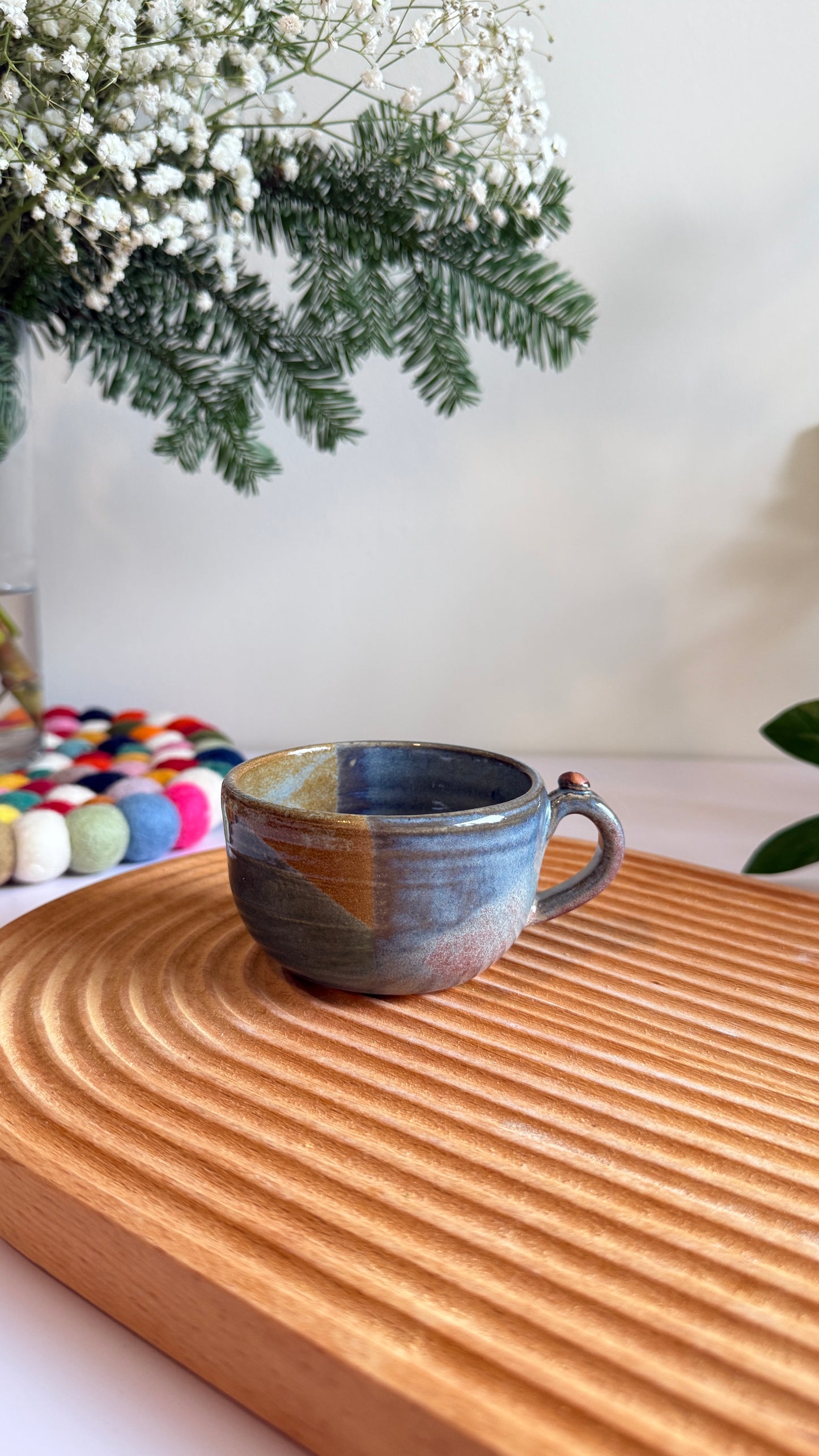 Bean x Rustic Blue Cup