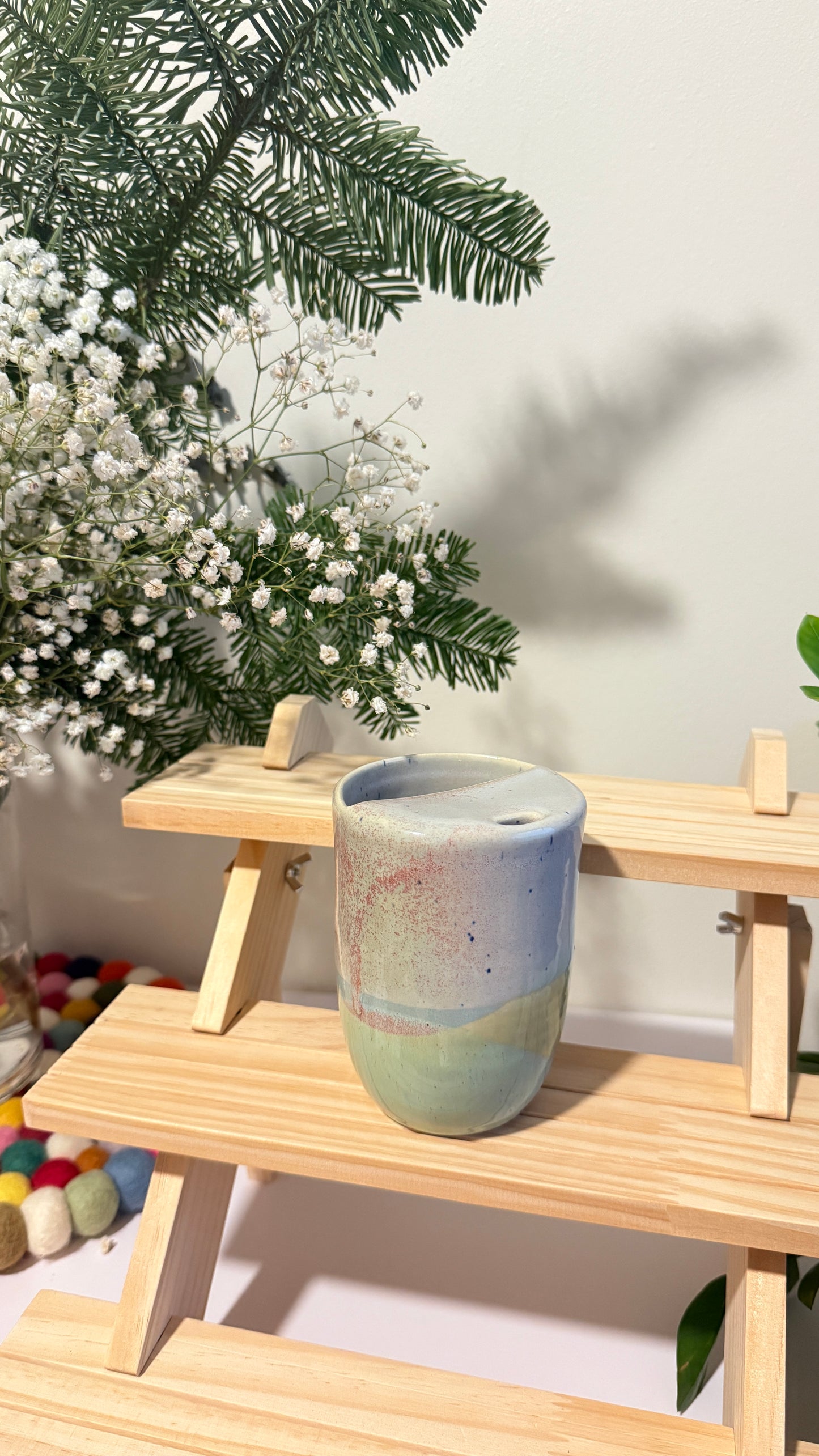 To go cups x Minty Petal Speckle