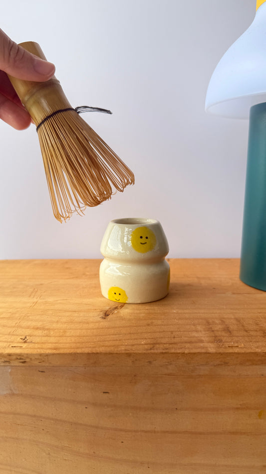 Matcha Whisk Holder -Smiley