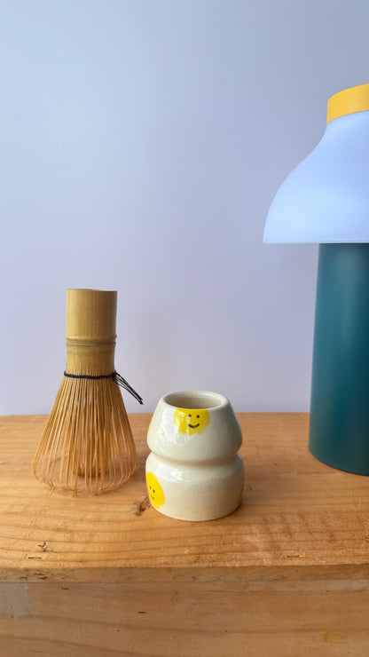 Matcha Whisk Holder -Smiley