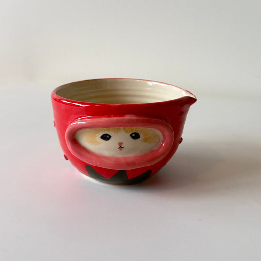 Strawberry x Meow x Matcha Bowl
