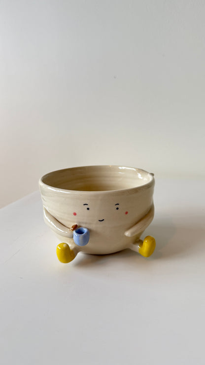 Bean cup  x Matcha Bowl  (2 pieces)