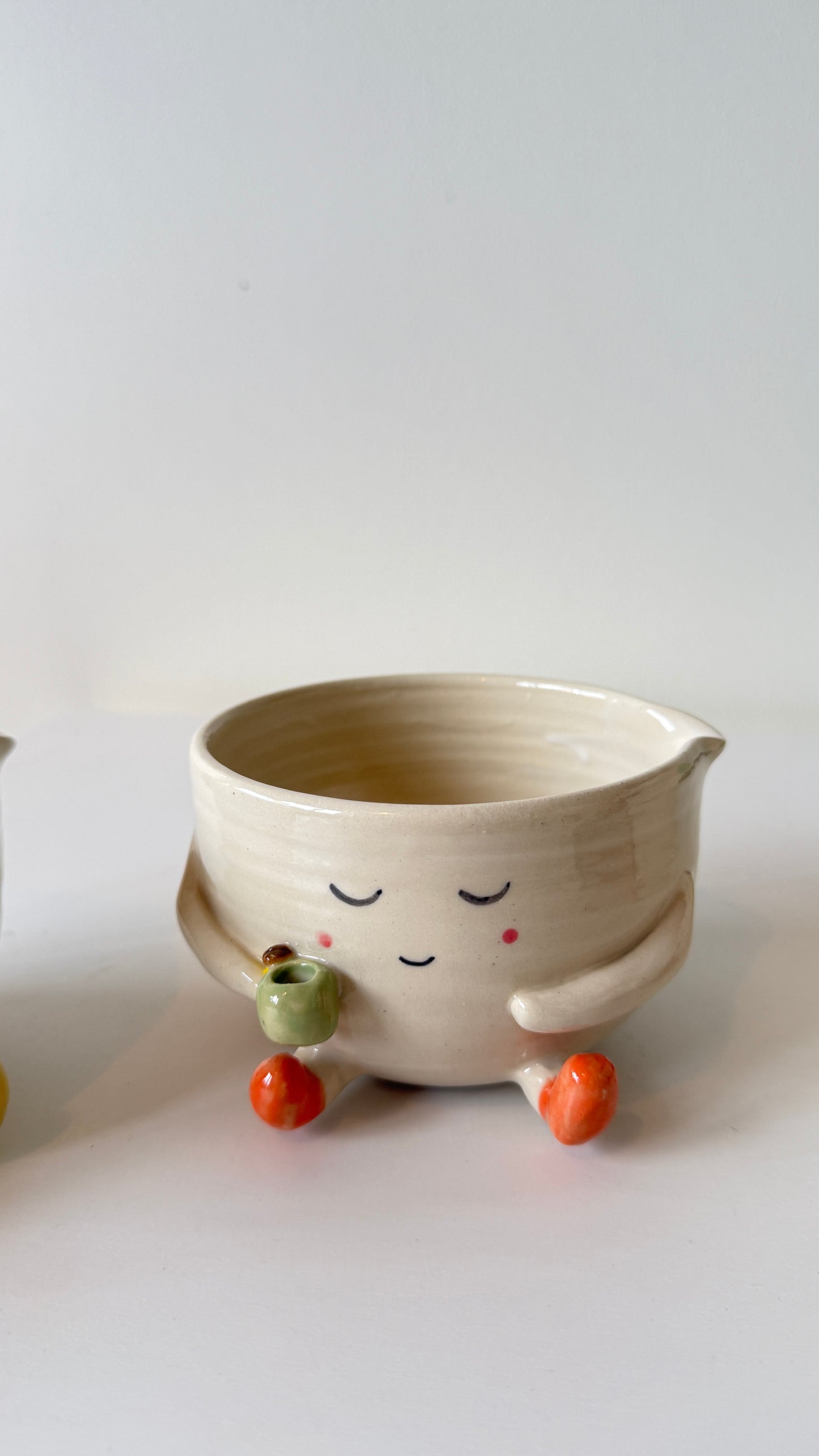 Bean cup  x Matcha Bowl  (2 pieces)