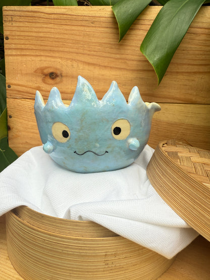 Calcifer matcha bowl (2 colours)