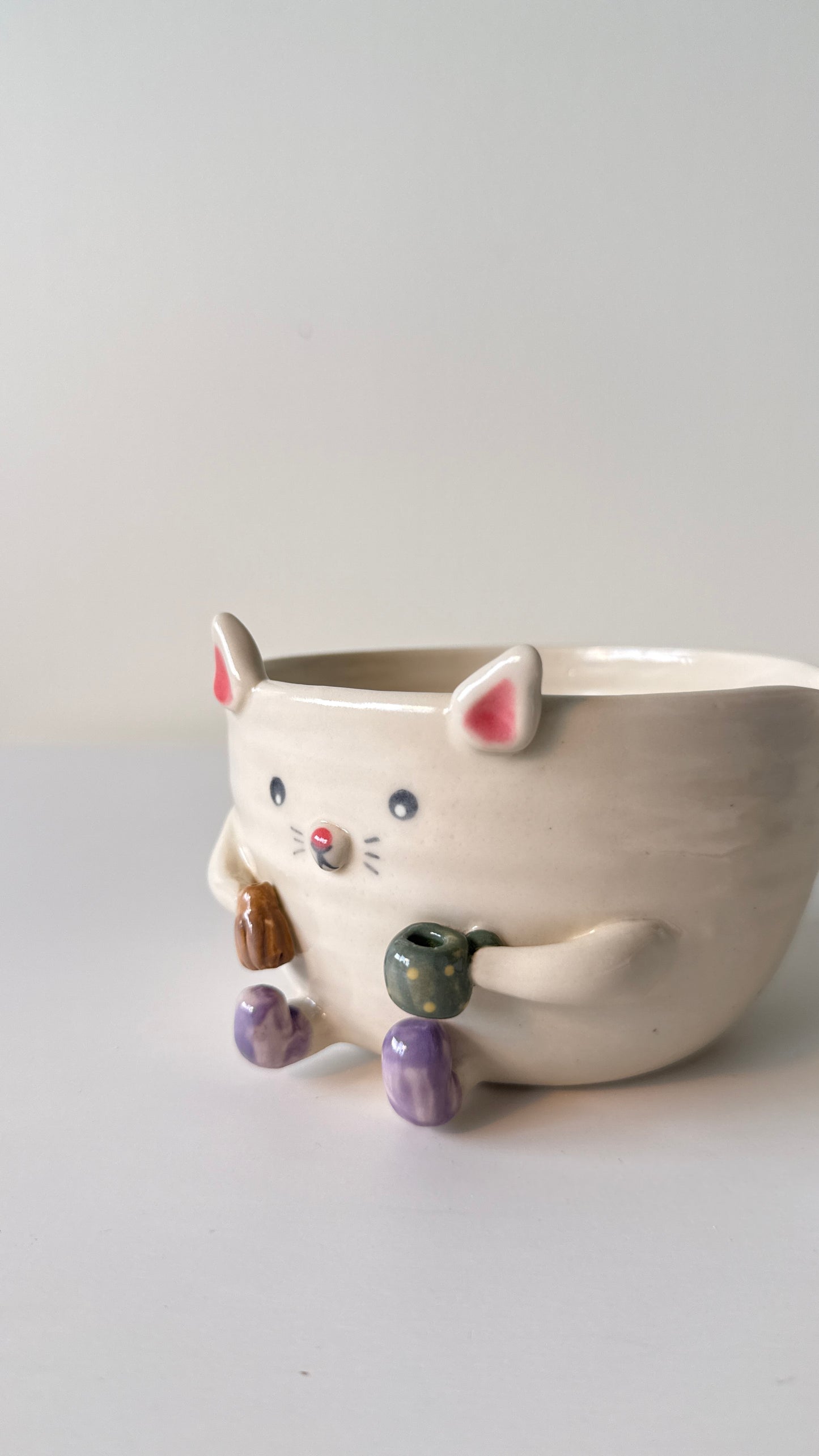 Meow x Whisk x Matcha Bowl