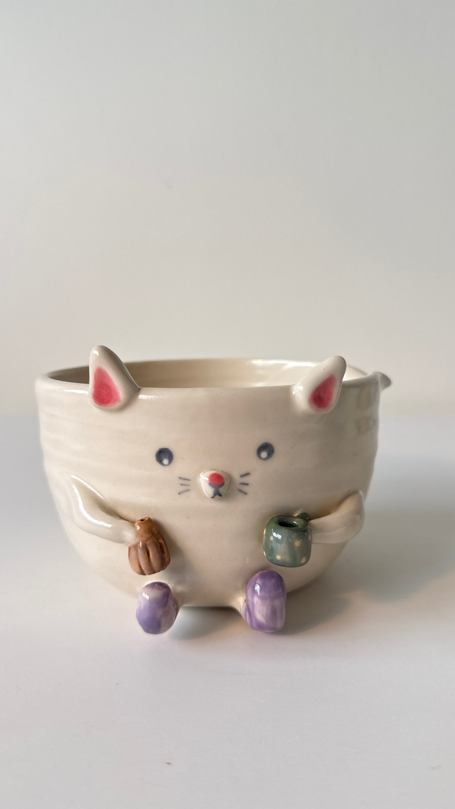 Meow x Whisk x Matcha Bowl