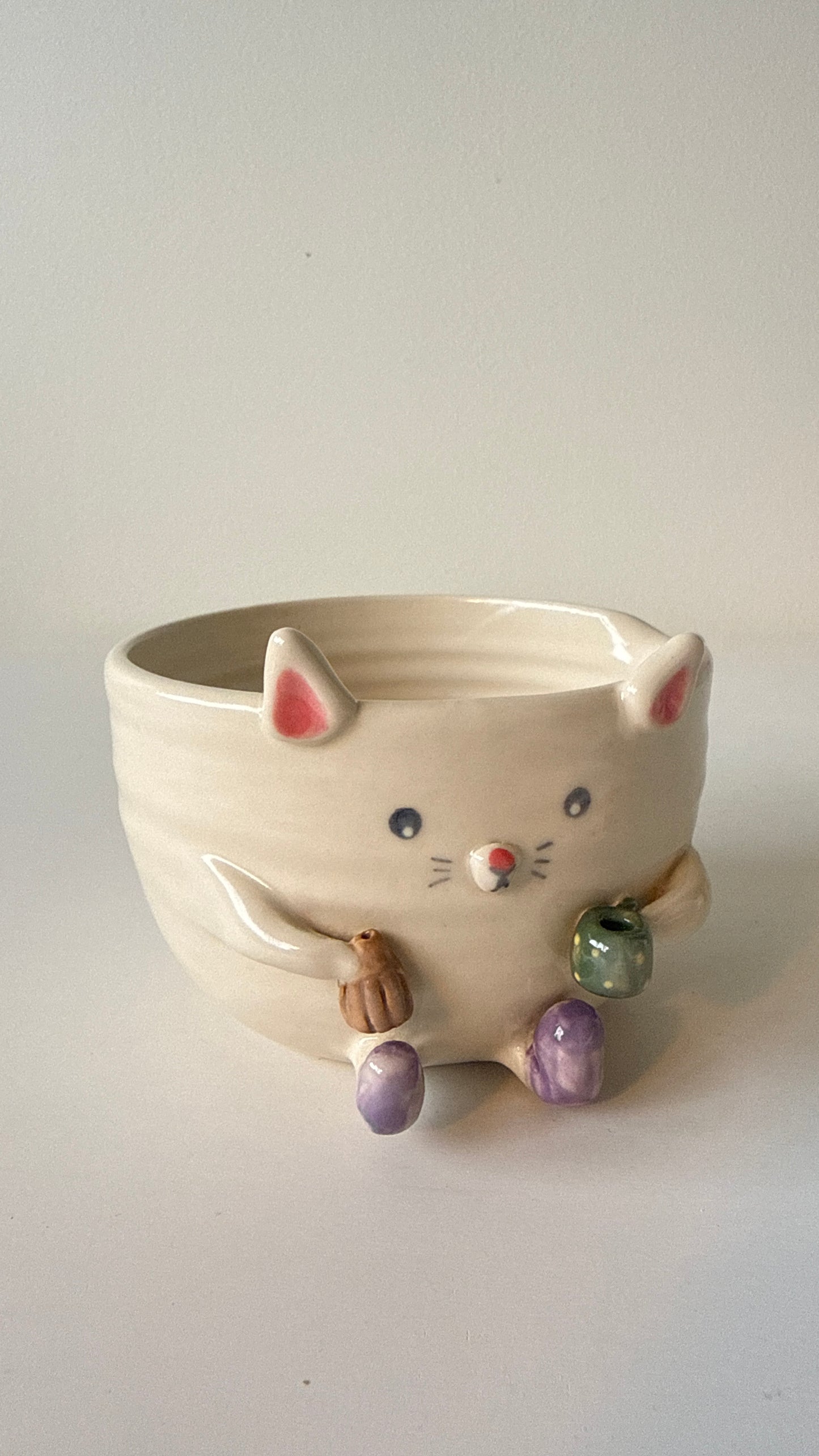 Meow x Whisk x Matcha Bowl