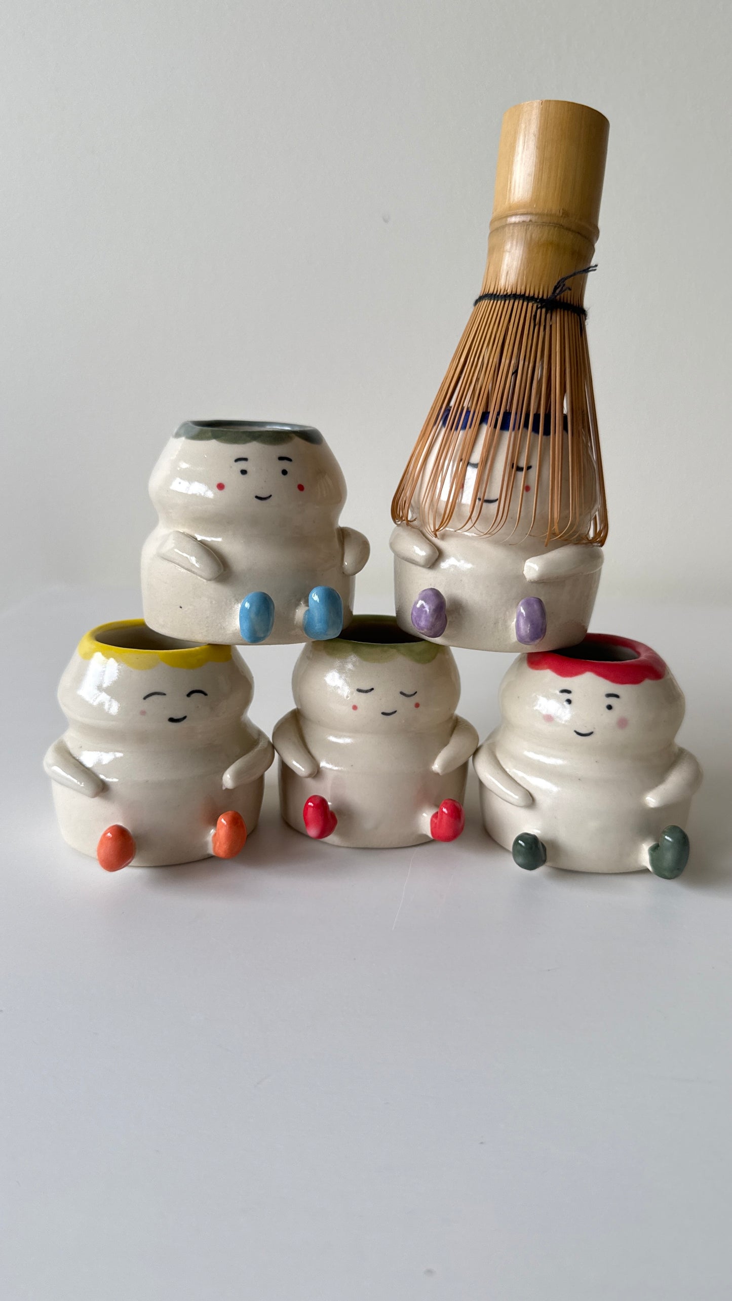 Coloured Top Matcha Whisk Holder (NEW) - 5 colours
