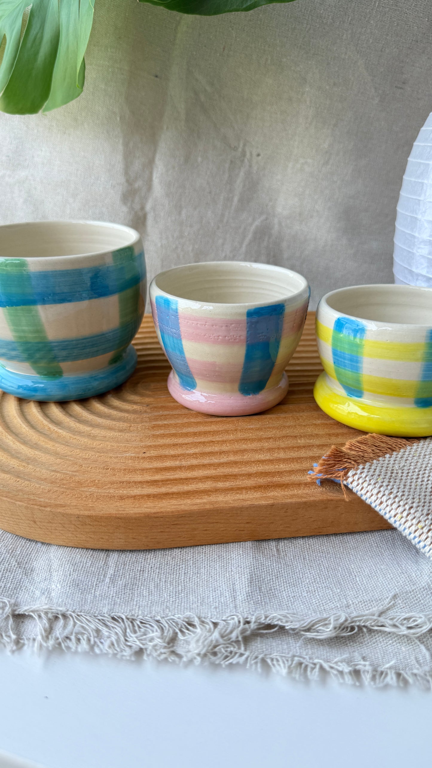 Picnic Checks - Rounded cups  (3 sizes)