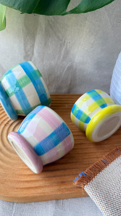 Picnic Checks - Rounded cups  (3 sizes)