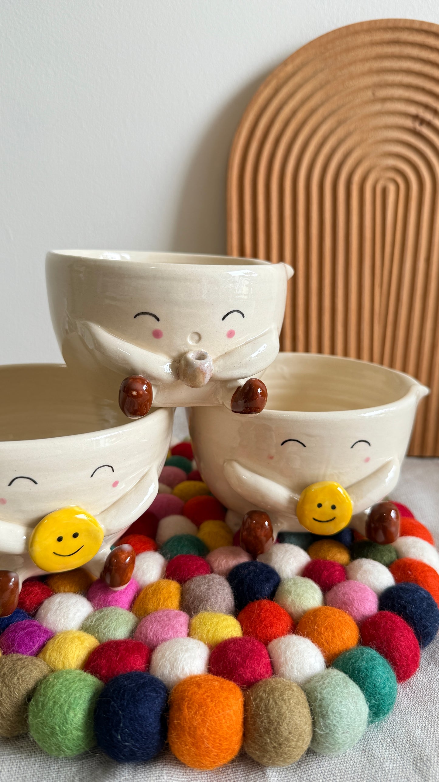 Smiley / Hot tea -  Matcha Bowl (2 designs)