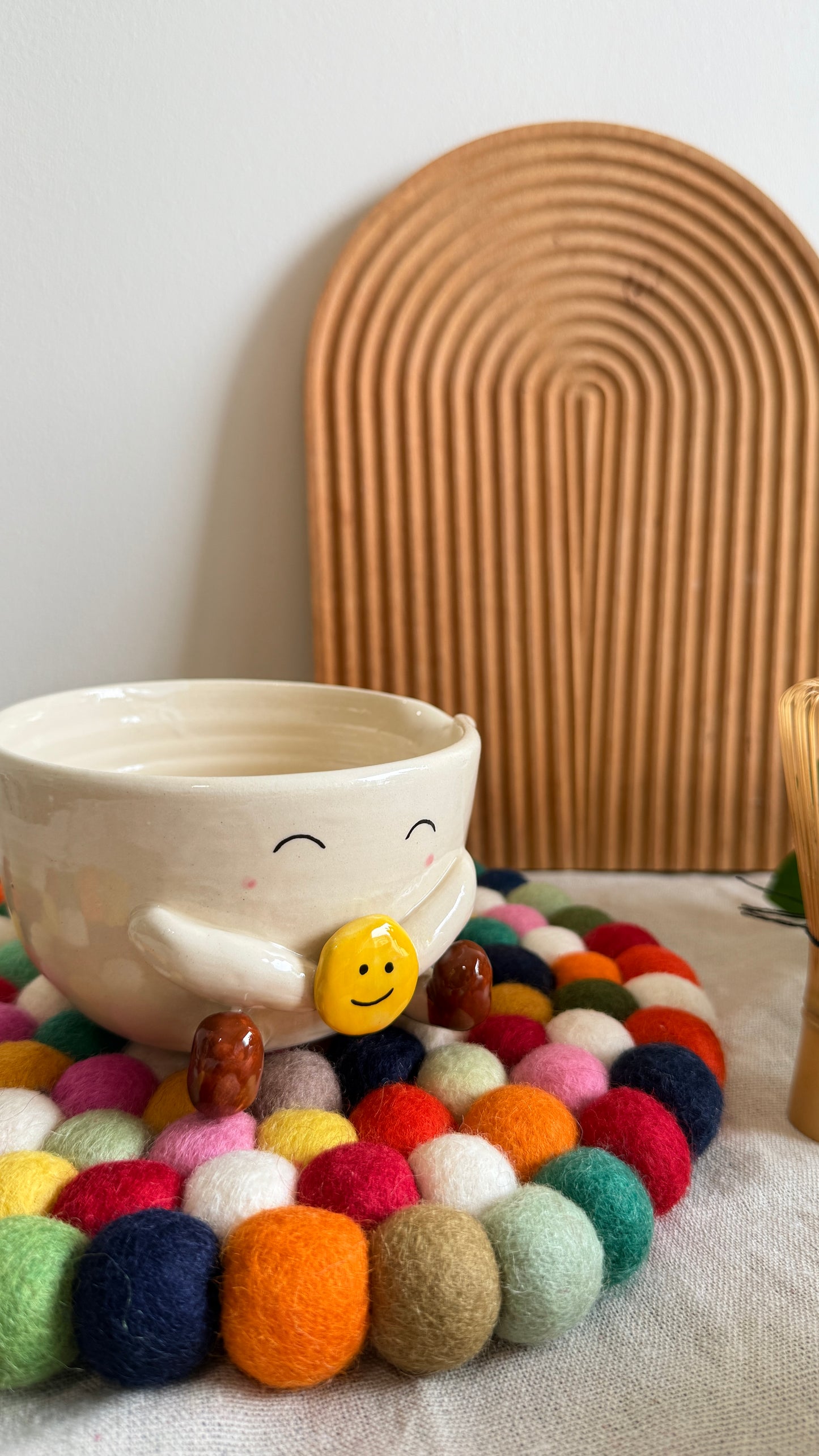 Smiley / Hot tea -  Matcha Bowl (2 designs)