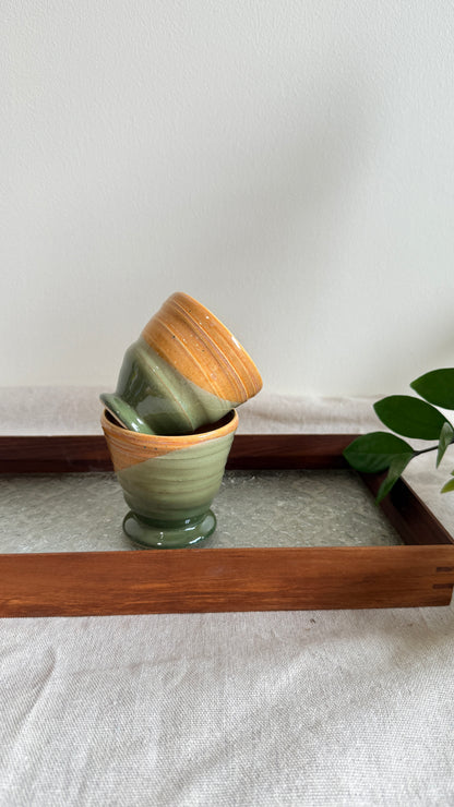 Footed Cup (Sunleaf x 2 designs)