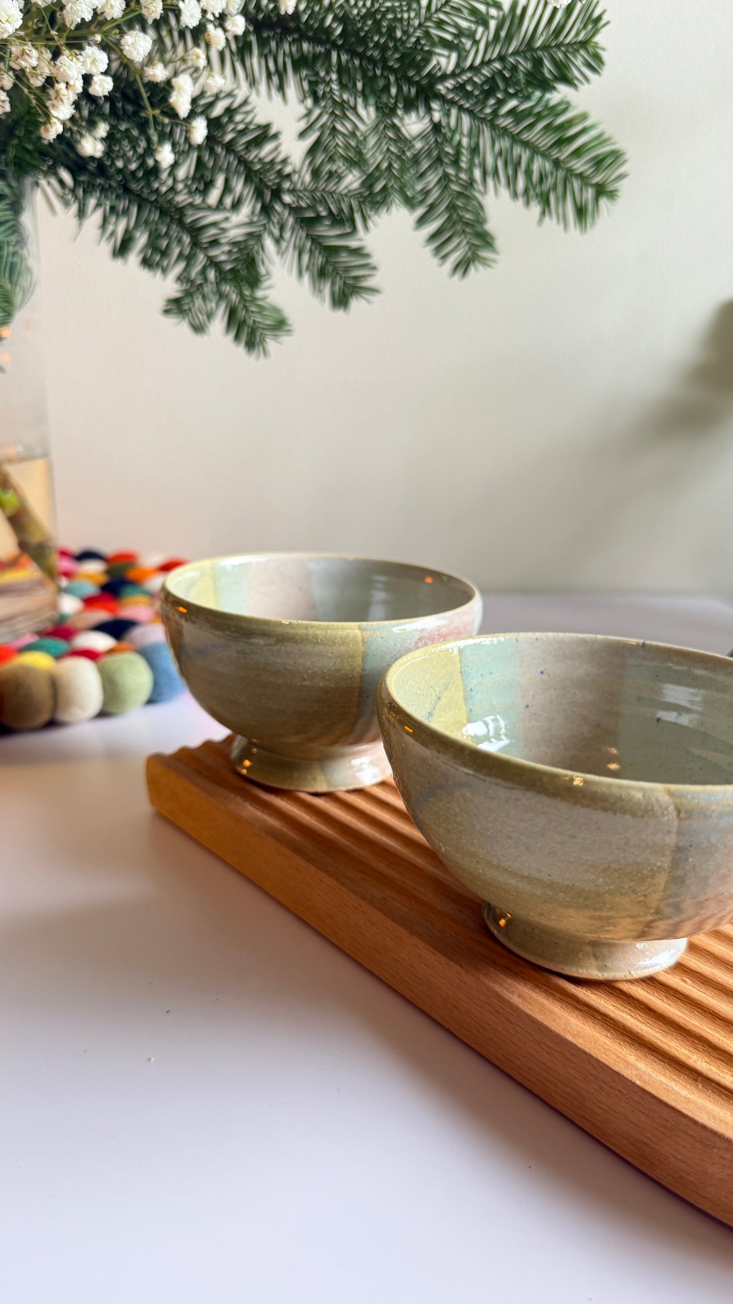 Three-Hue Rise Bowl - 2 pcs