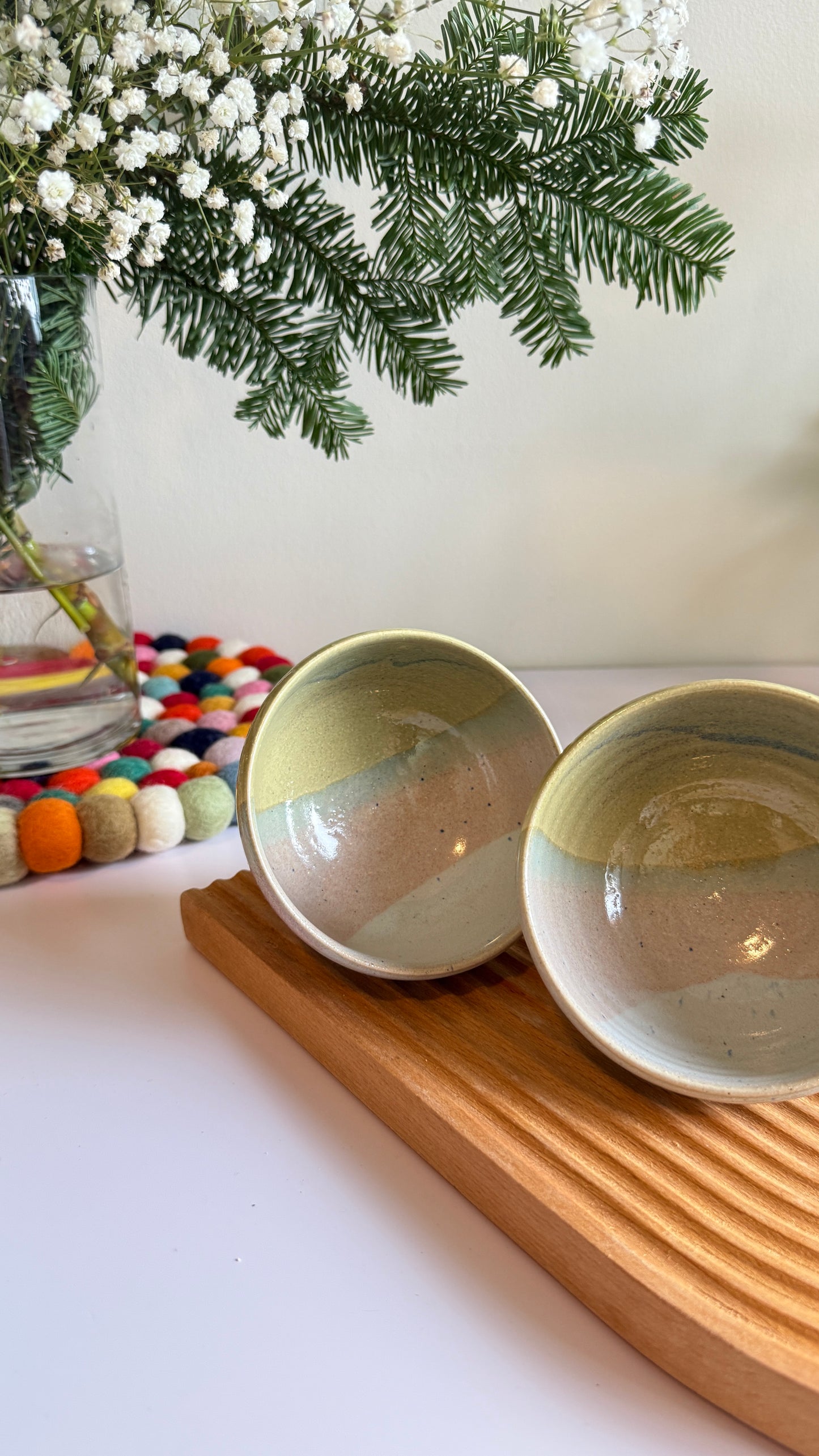 Three-Hue Rise Bowl - 2 pcs