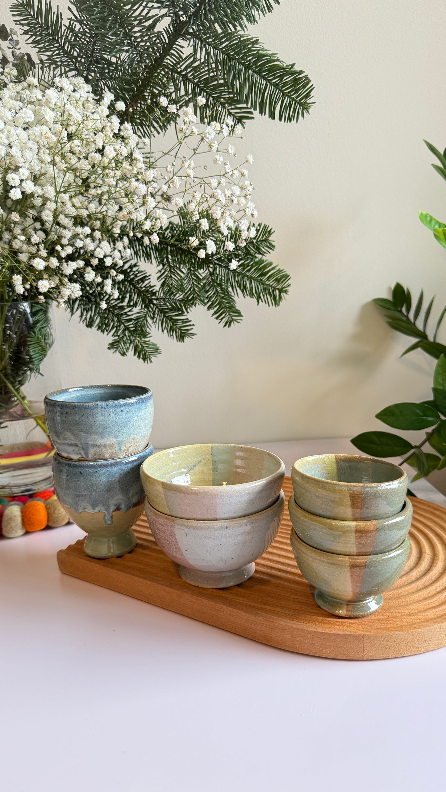 Three-Hue Rise Bowl - 2 pcs