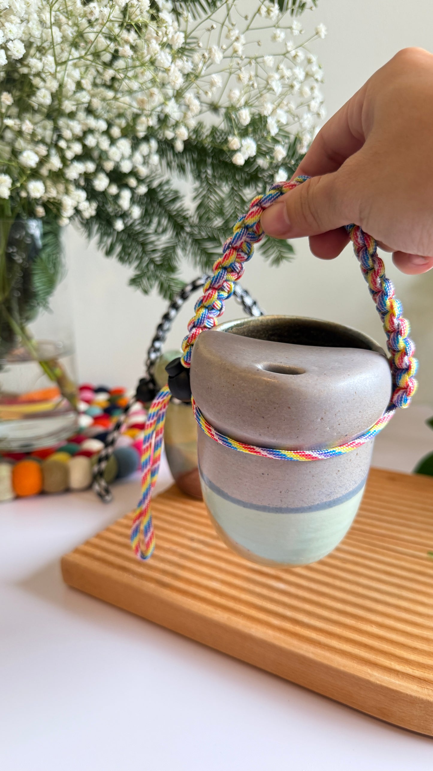 To go cups x Forest Lilac with carrier