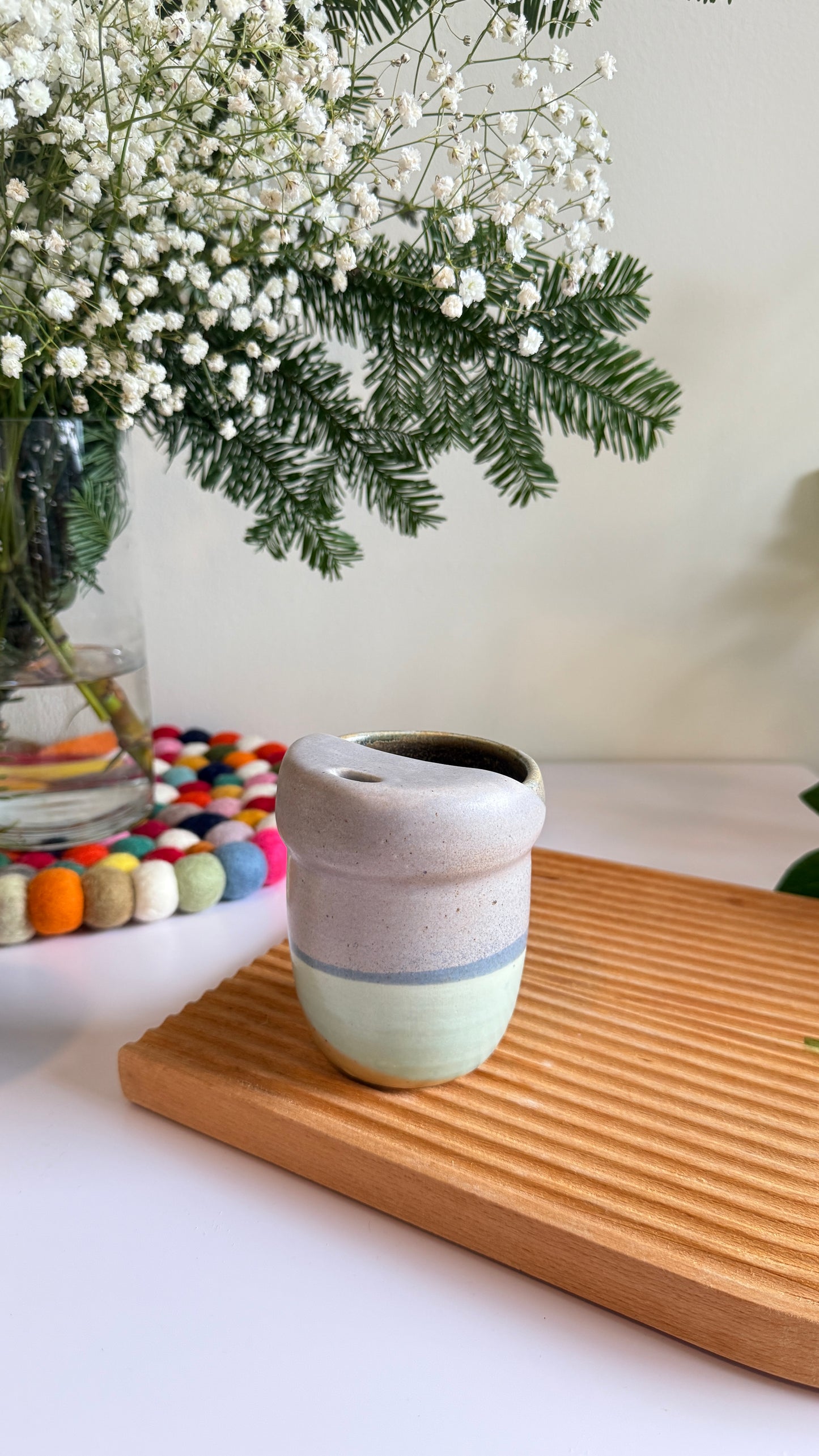 To go cups x Forest Lilac with carrier