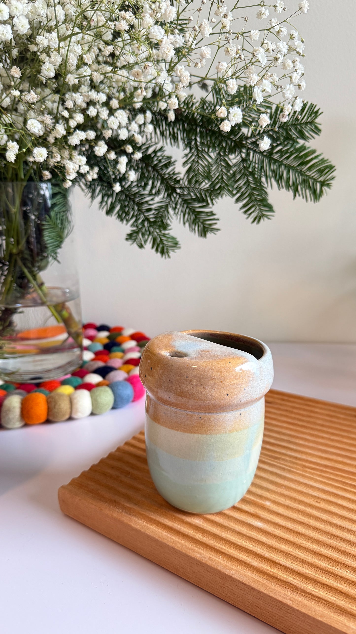 To go cups x Sprinkle Leaf with carrier