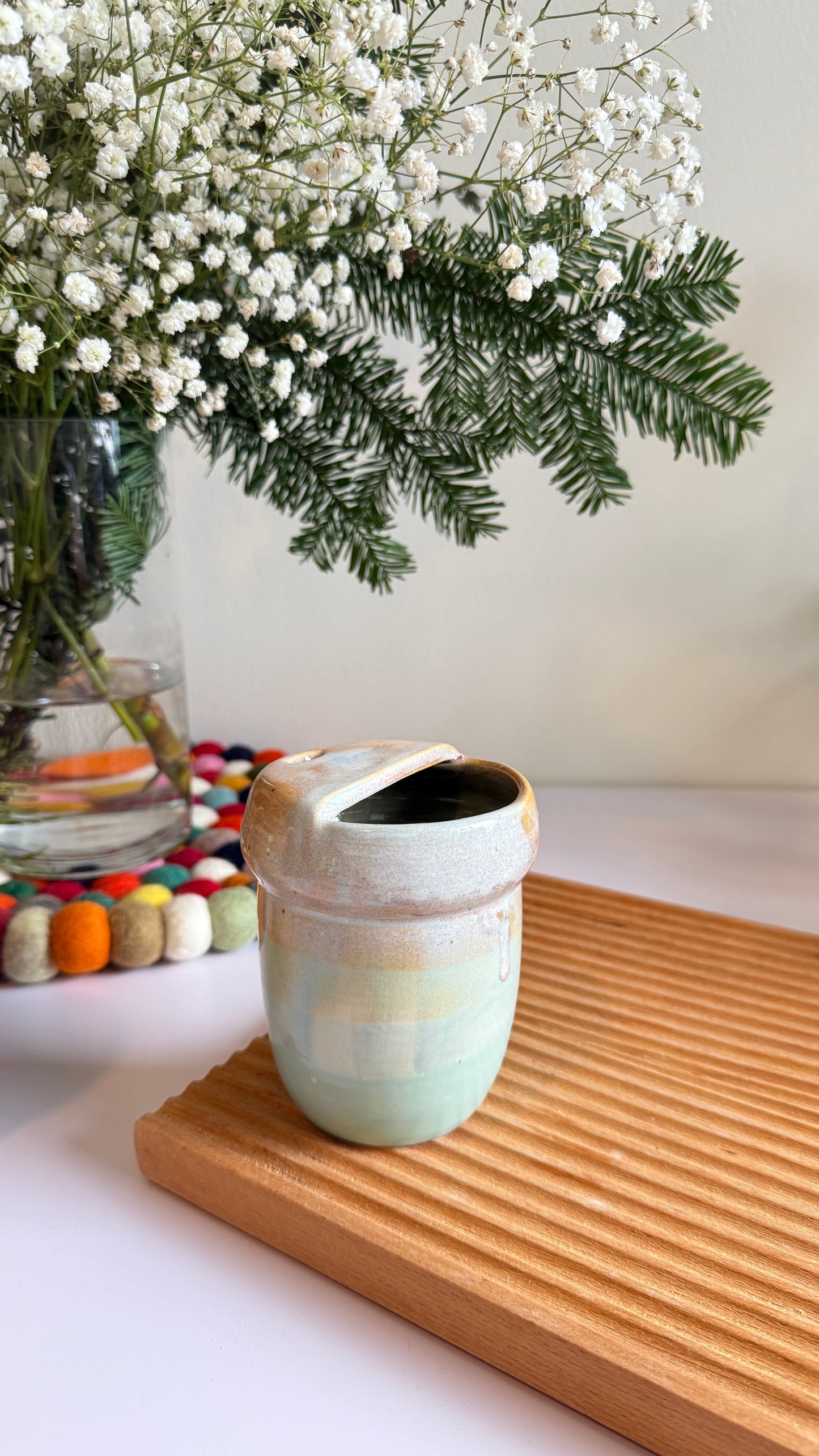 To go cups x Sprinkle Leaf with carrier