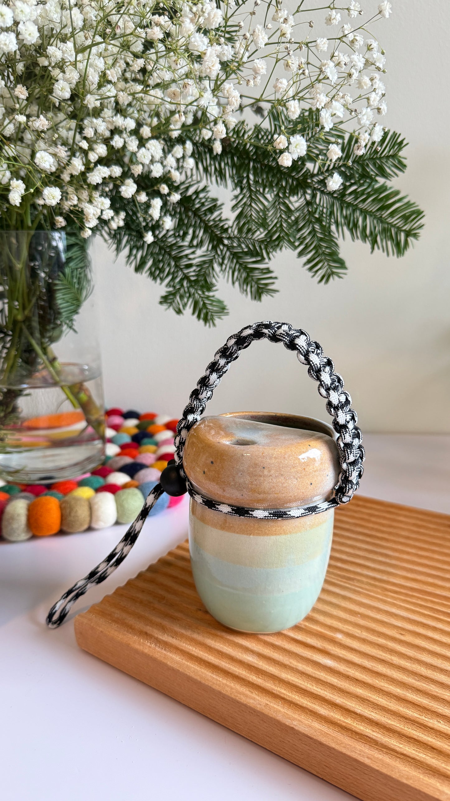 To go cups x Sprinkle Leaf with carrier