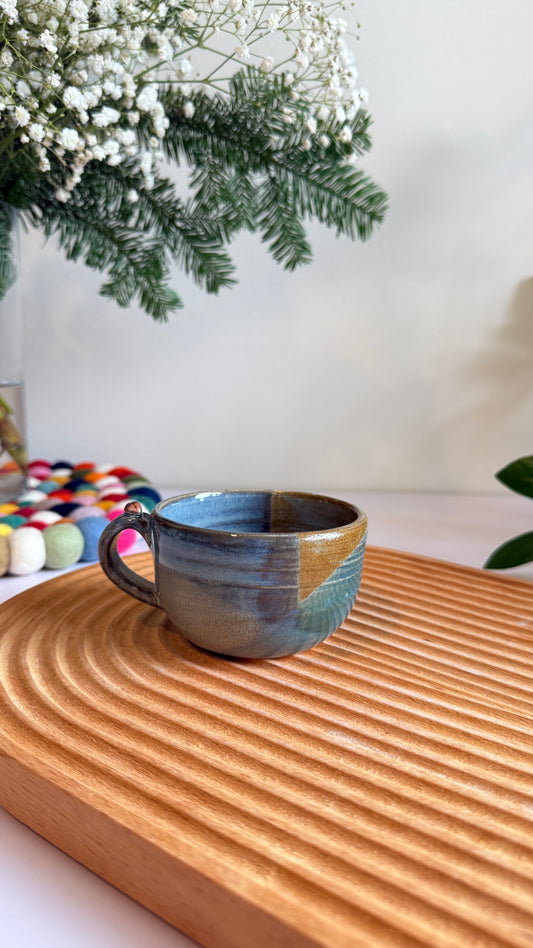 Bean x Rustic Blue Cup