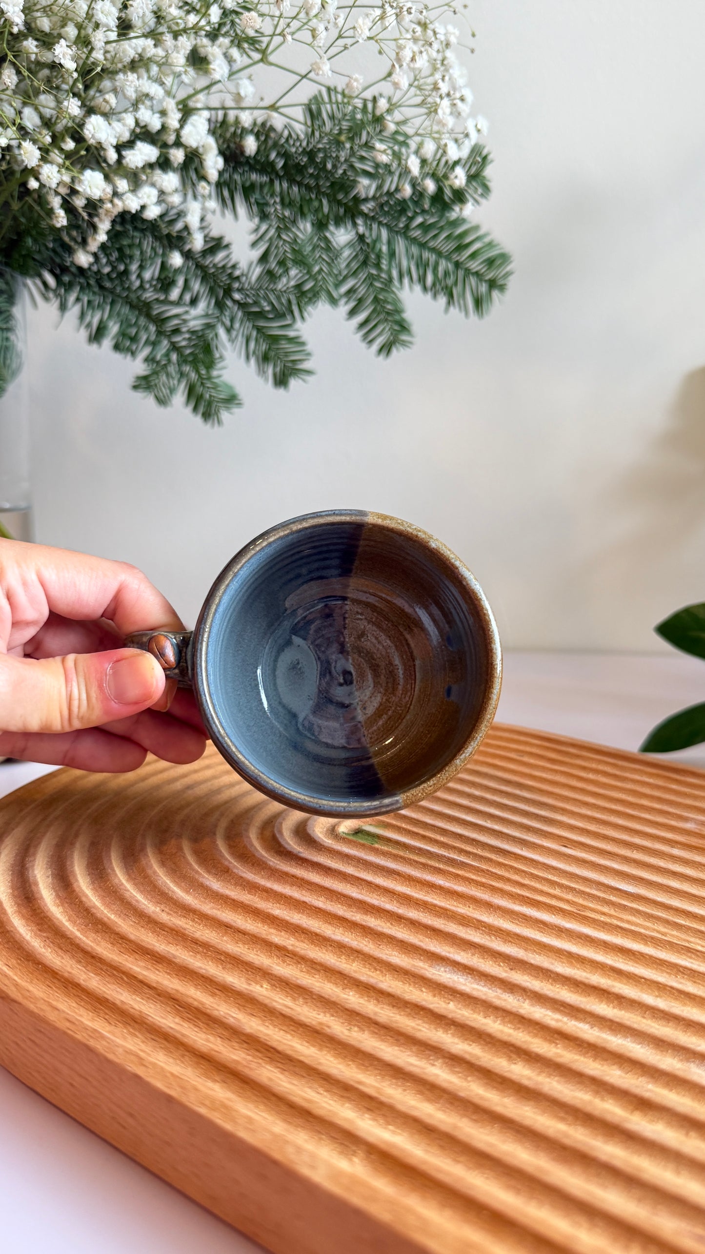 Bean x Rustic Blue Cup