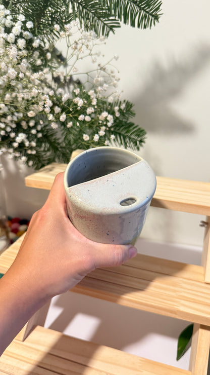 To go cups x Minty Petal Speckle